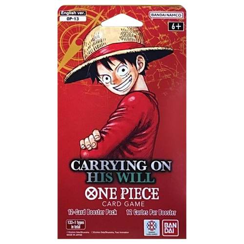 One Piece TCG: Carrying On His Will Sleeved Booster Pack