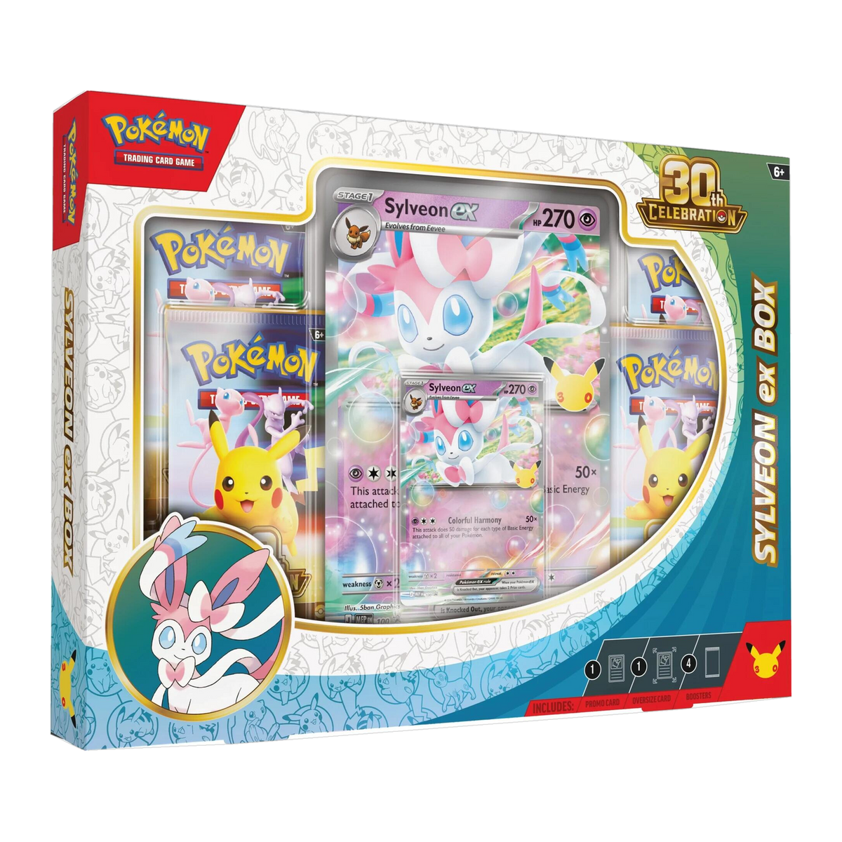 Pokémon TCG: 30th Celebration Sylveon ex Box