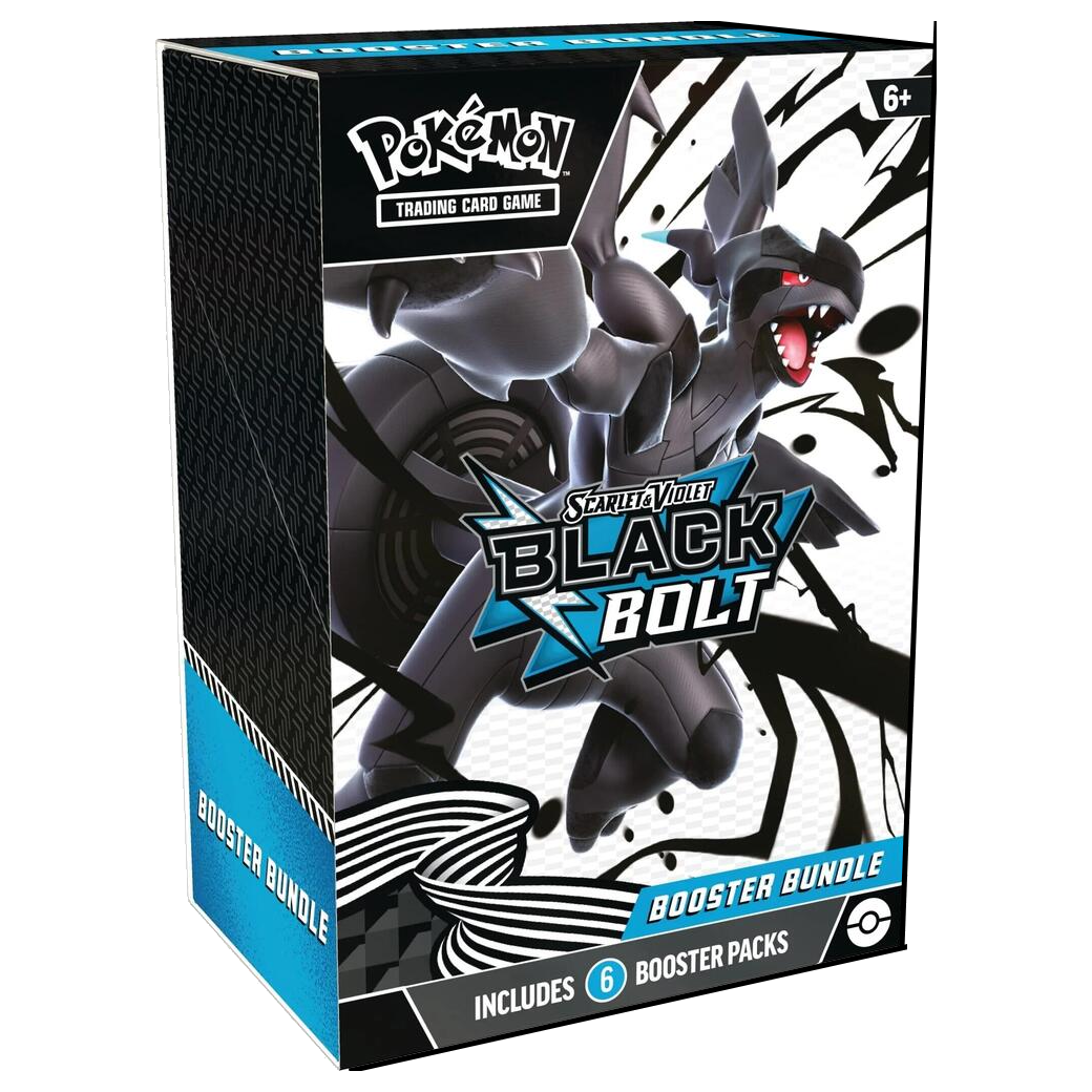 Pokémon TCG: Scarlet & Violet—Black Bolt Booster Bundle (6 Packs)
