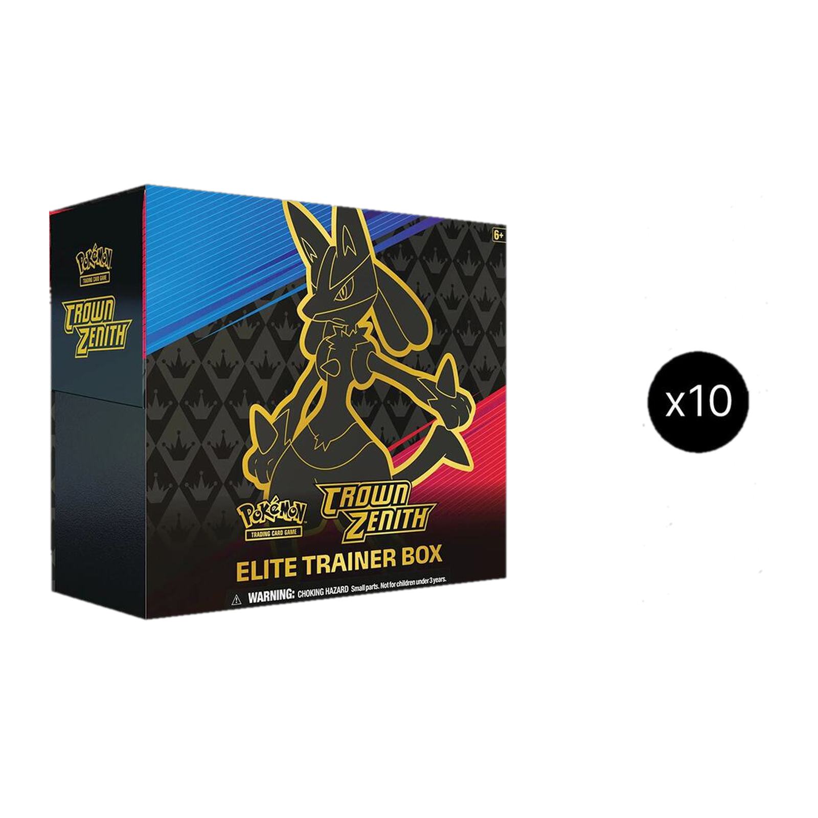Pokémon TCG: Crown Zenith Elite Trainer Box Case (10 Boxes)