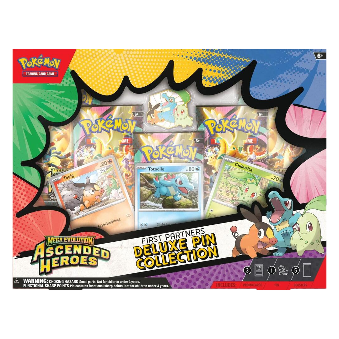 Pokémon TCG: Mega Evolution - Ascended Heroes First Partners Deluxe Pin Collection