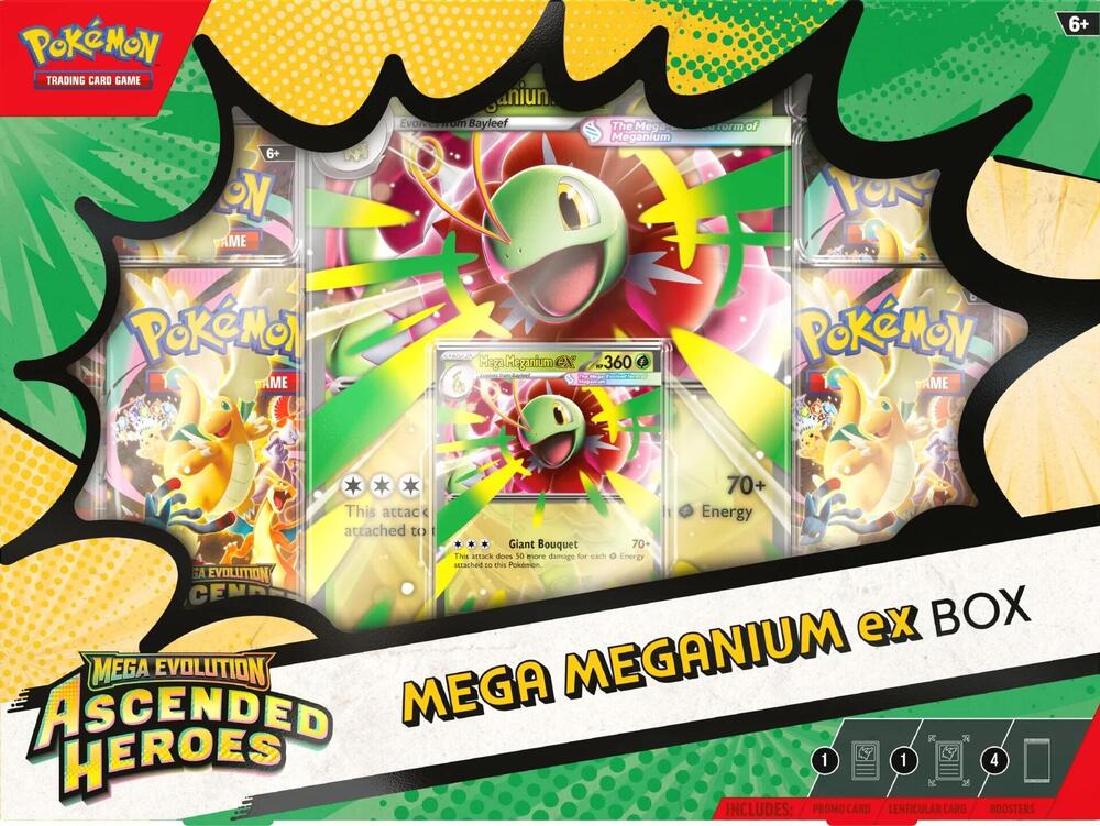Pokémon TCG: Mega Evolution—Ascended Heroes Mega Meganium ex Box