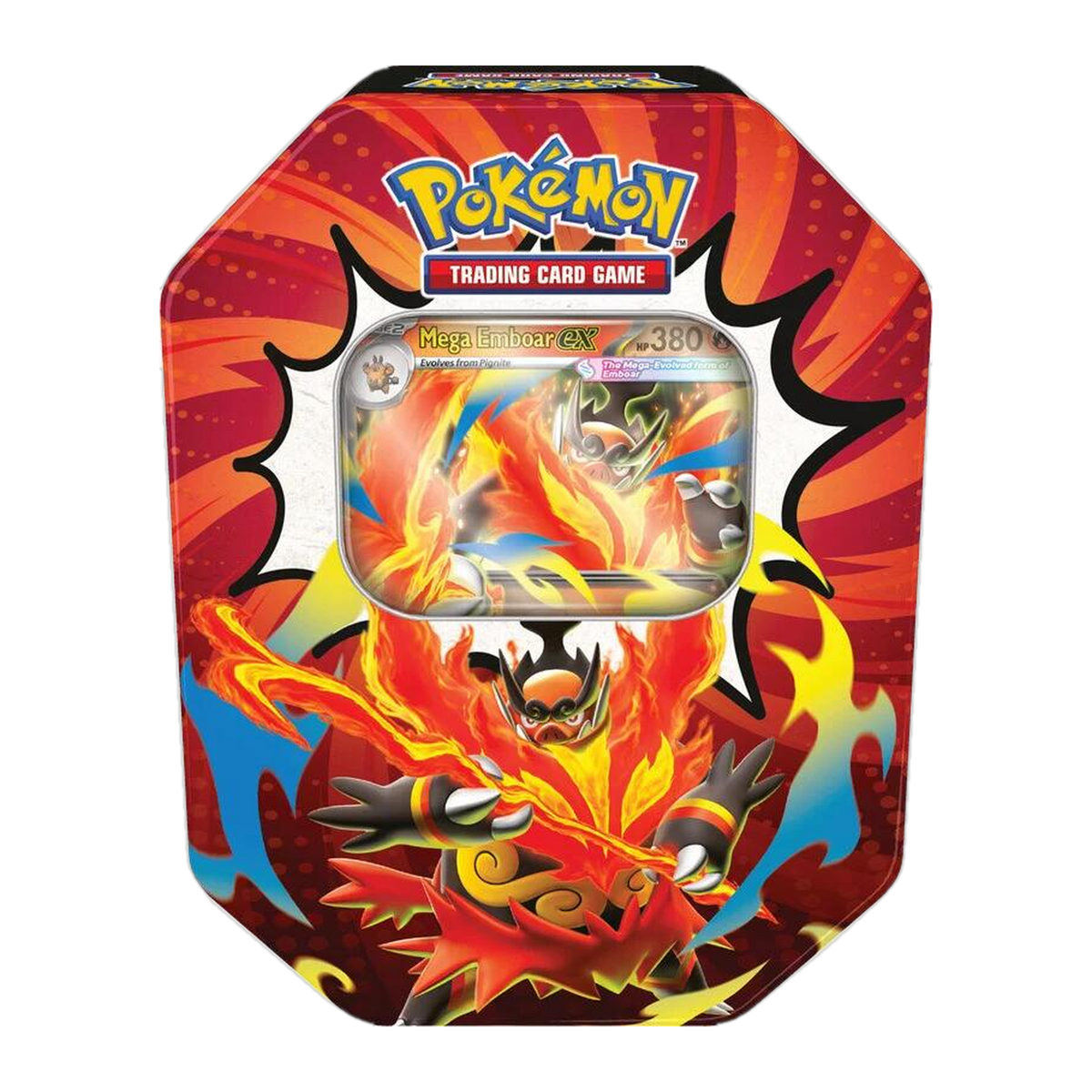 Pokémon TCG: Mega Evolution—Ascended Heroes Tin (Mega Emboar ex)