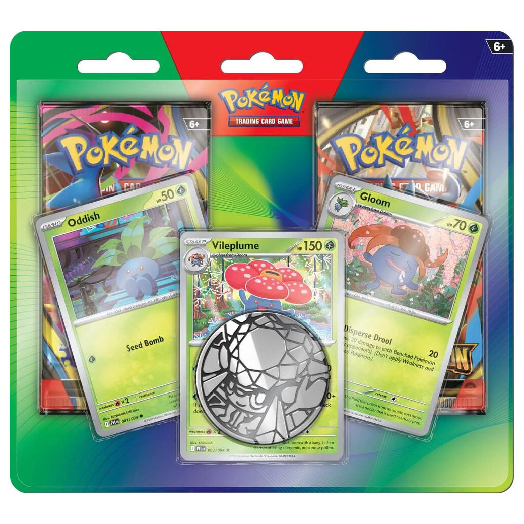 Pokémon TCG: Mega Evolution 2-Pack Blister [Oddish, Gloom & Vileplume]