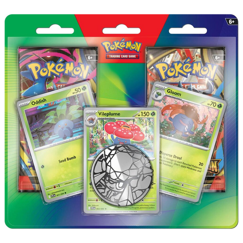 Pokémon TCG: Mega Evolution 2-Pack Blister [Oddish, Gloom & Vileplume]