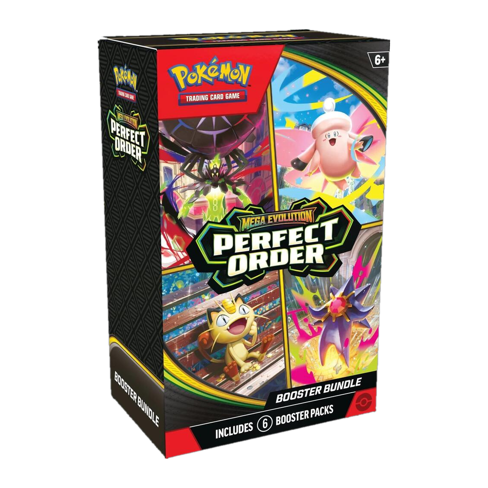 Pokémon TCG: Mega Evolution—Perfect Order Booster Bundle (6 Packs)