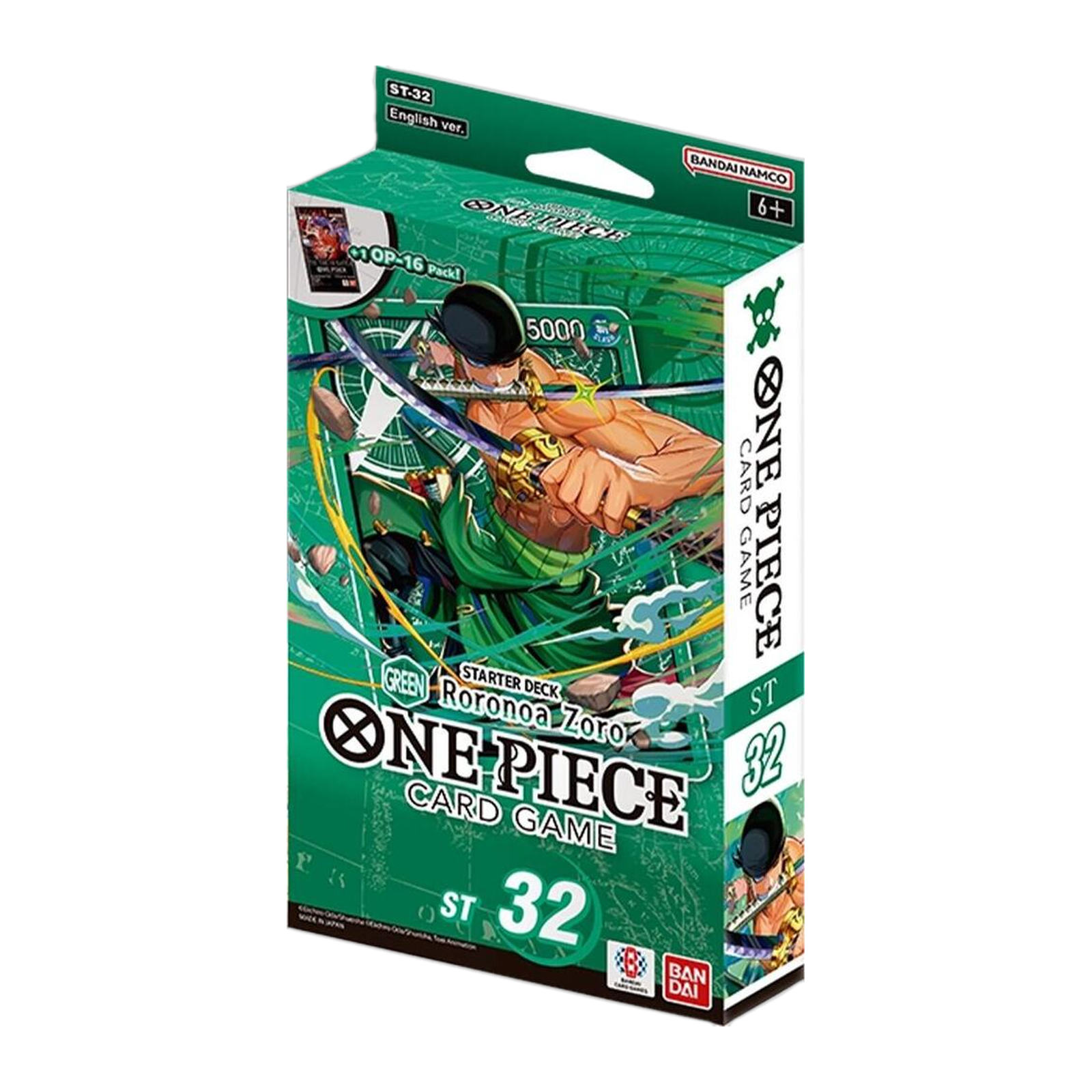 One Piece TCG: Starter Deck 32 — GREEN Roronoa Zoro (ST-32)
