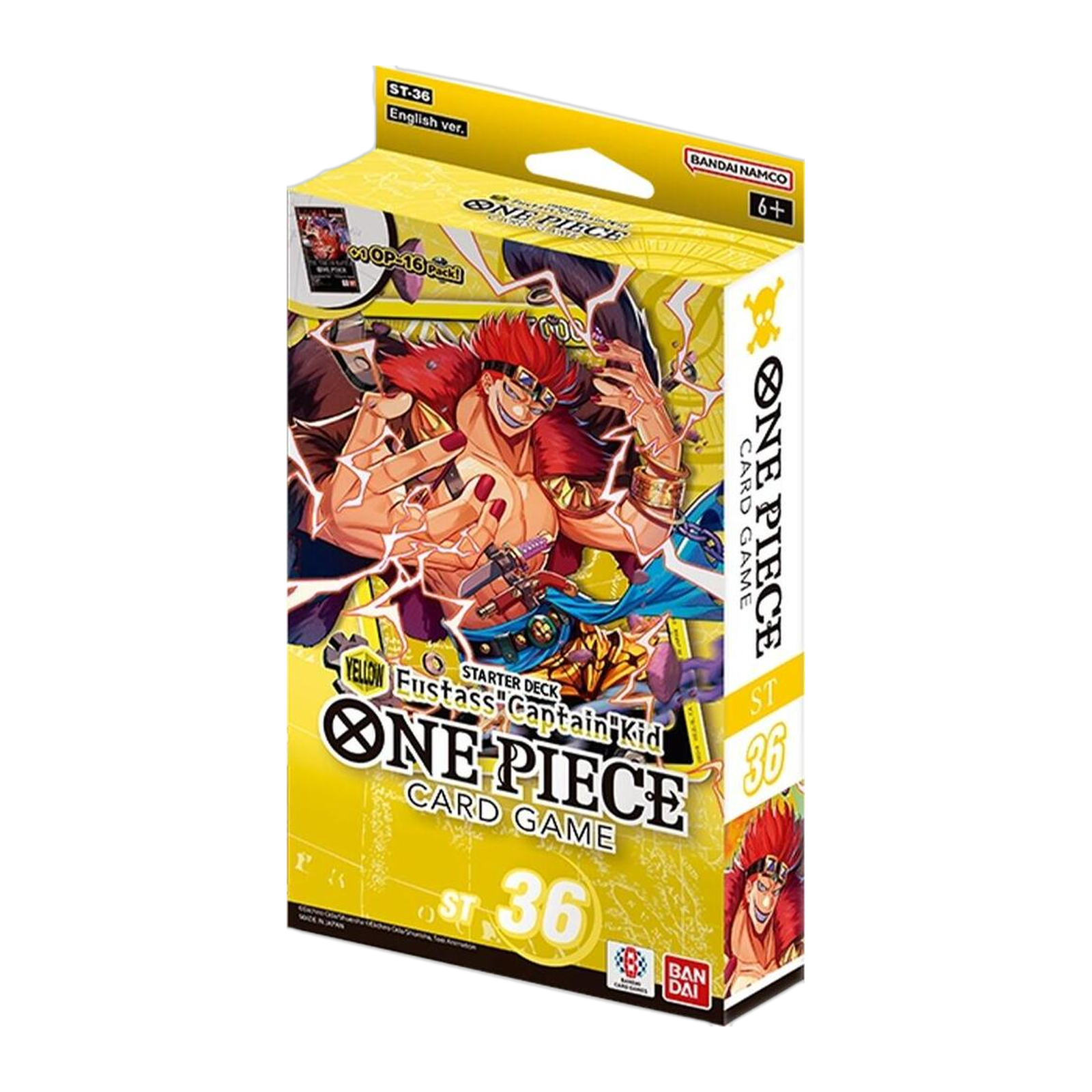 One Piece TCG: Starter Deck 36 — YELLOW Eustass"Captain"Kid (ST-36)