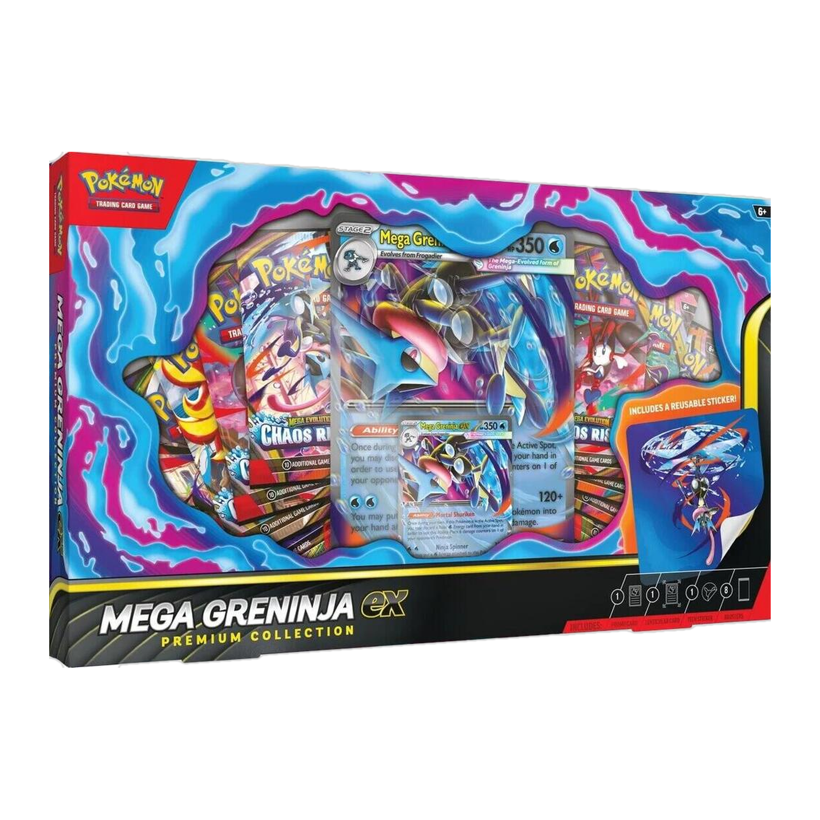 Pokémon TCG: Mega Evolution—Mega Greninja ex Premium Collection