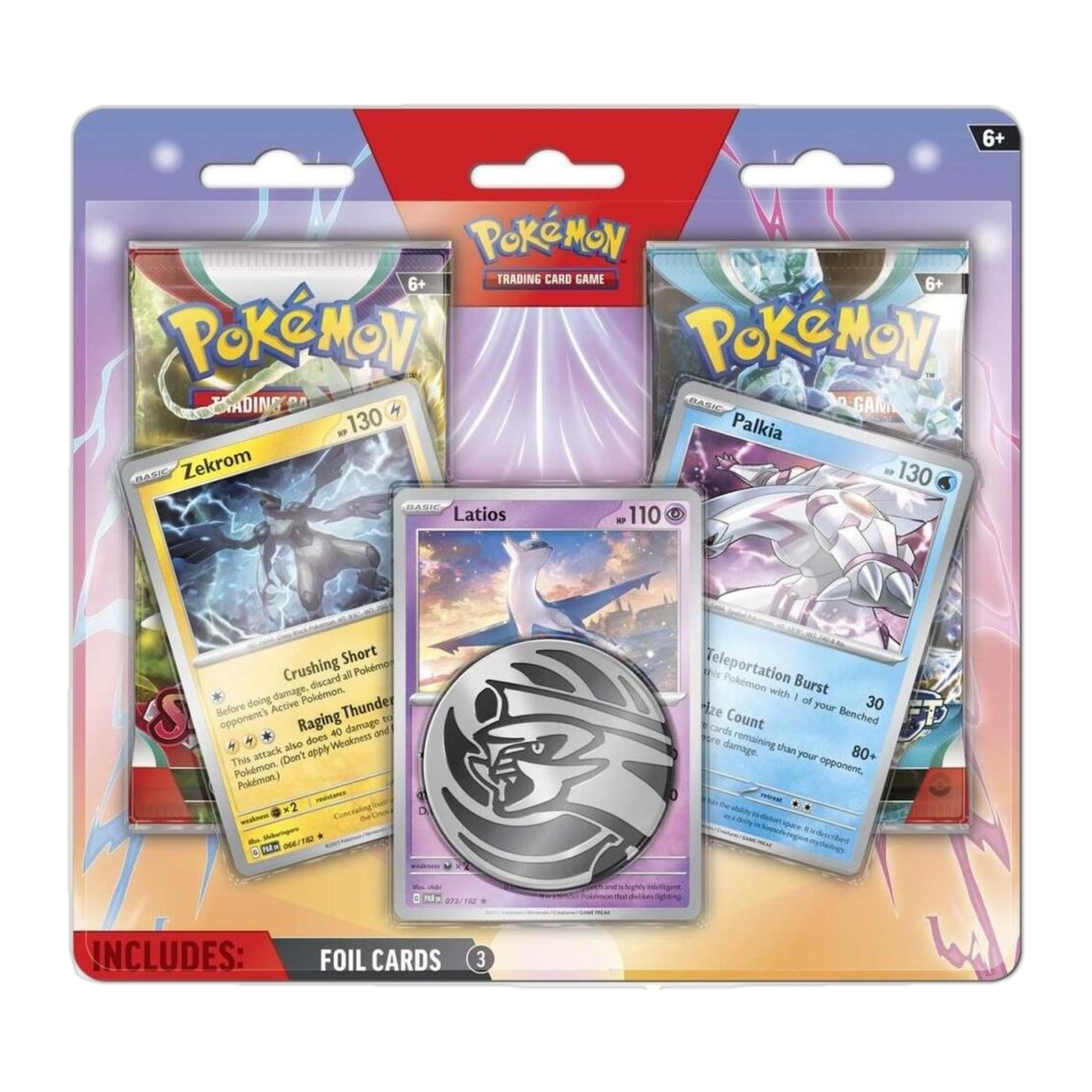 Pokémon TCG: Enhanced 2-Pack Blister [Latios, Zekrom & Palkia] (Destined Rivals & Journey Together)